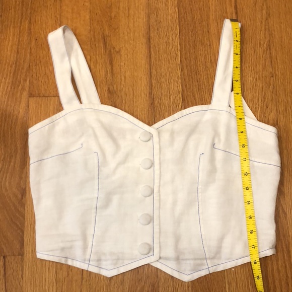 MAEVE BUTTONFRONT VEST TANK - Picture 9 of 14